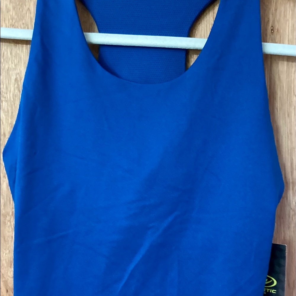 NWT GIRLS SIZE 14/16 + long tank gorgeous teal blue in color